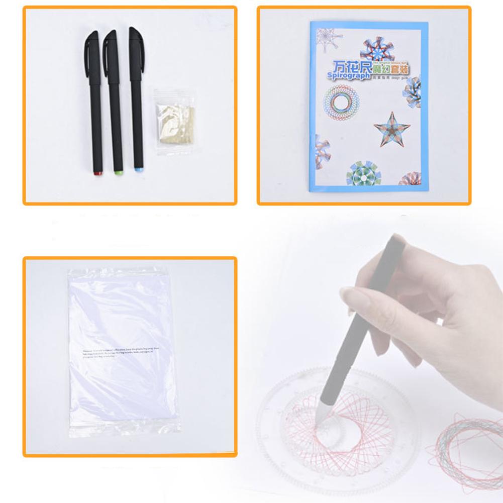 Spiral Drawing RulerToys Intellectual Gift Art Designer Board for Kids Children