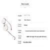 M6719S Retro Semi-Rimless Pure Titanium Eyeglass Frame for Men & Women, Prescription-Friendly for Myopia