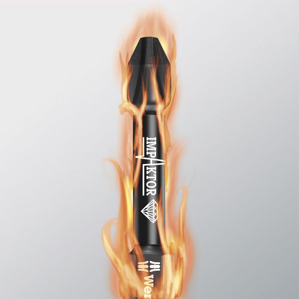 WERA Bit Impact Posidriver Mărime lamă PZ2 Lungime totală 50mm 057661