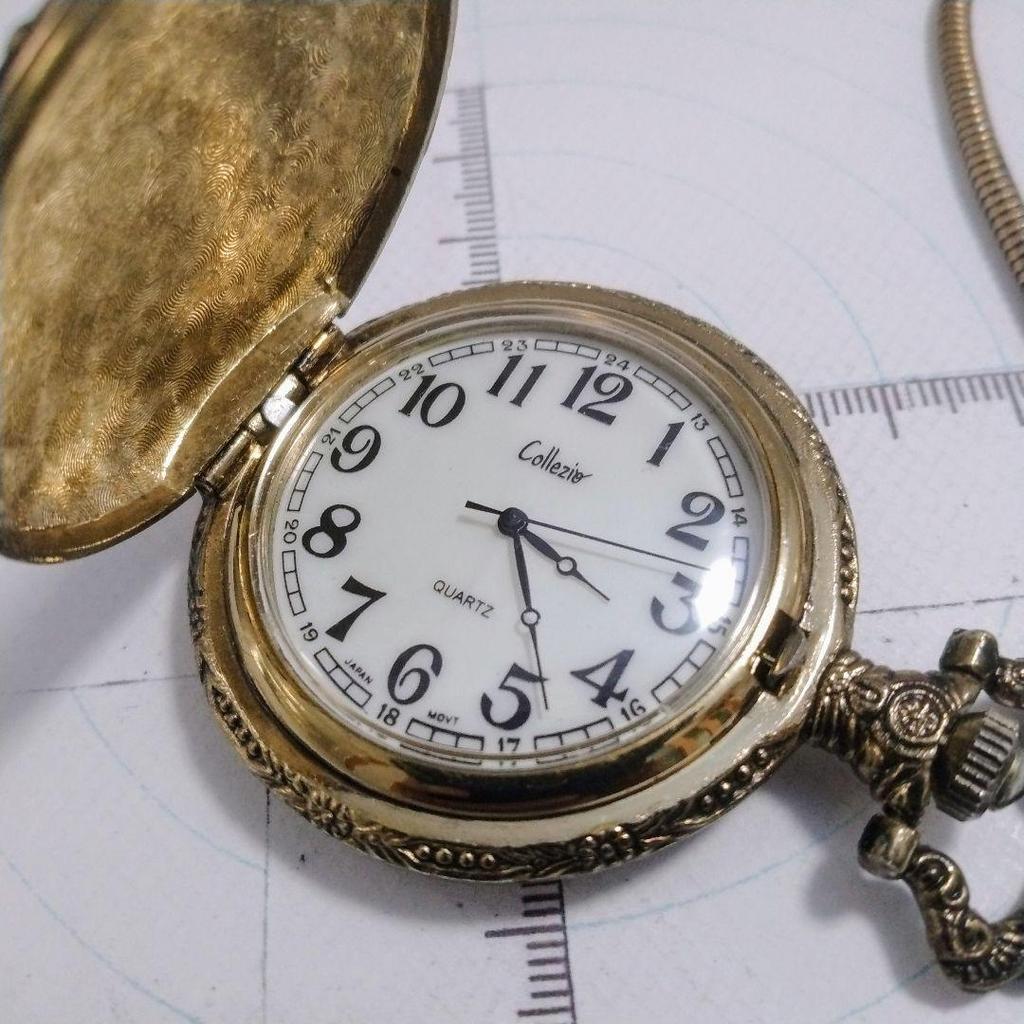 [USED] Working Vintage Collezio Pocket Watch Time Module