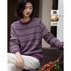 Demana 100% Merino Wool Retro Jacquard Knit Sweater
