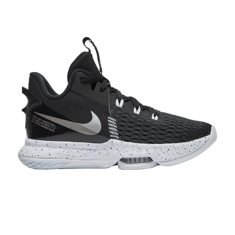 Nike LeBron Witness 5  Black Metallic Silver  43