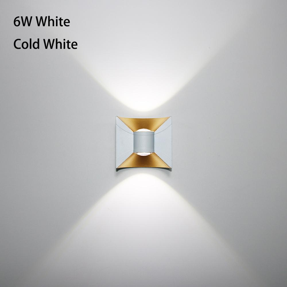 Modern 6W/12W LED Outdoor Wall Lamps Waterproof IP65 Aluminum Home Lighting Porch Garden Light Living Room Waterproof Wall Light