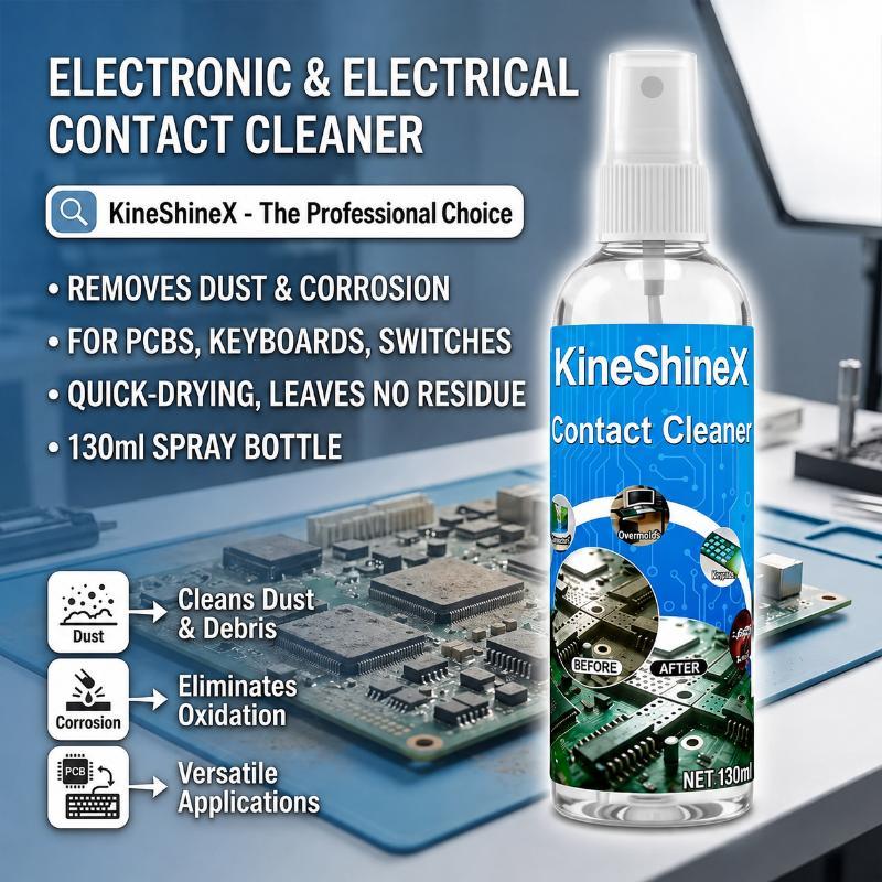 130Ml Electronic Contact Cleaner Spray Fast Drying No Residue  For Circuit Board Pc Laptop Precision Cleaning