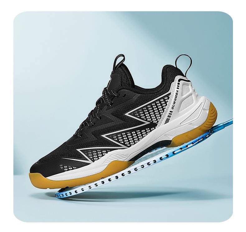 Profesionální badmintonové boty pro muže ženy Vysoká kvalita Protiskluzové Sportovní tenisové tenisky do posilovny zápasy Velká velikost
