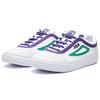 Fila Lightweight Low-Top Skate Shoes Women Sneaker White Green Purple F12W034423FWG