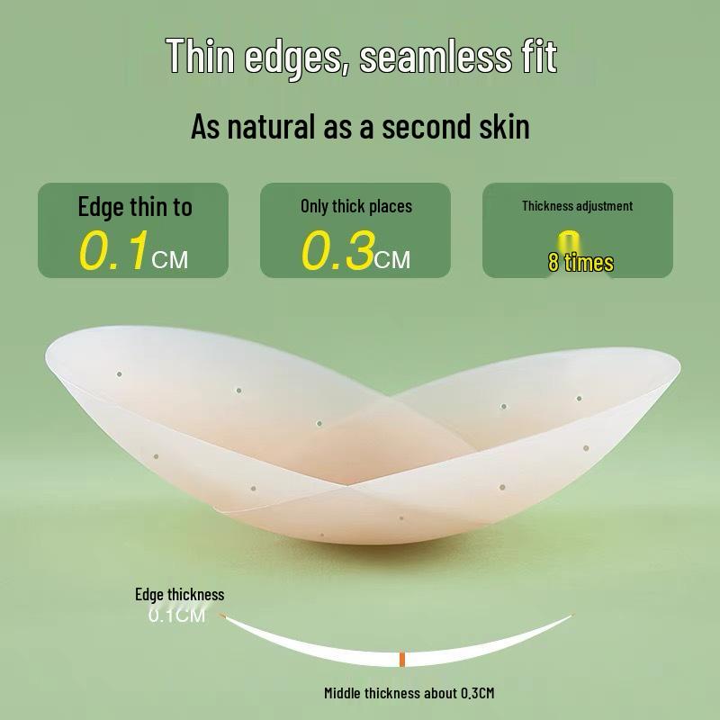 Schnell erwärmende Silikon-Brustwarzenabdeckungen: Atmungsaktive, Nahtlose, Unsichtbare Anti-Hervorstehende Aufkleber