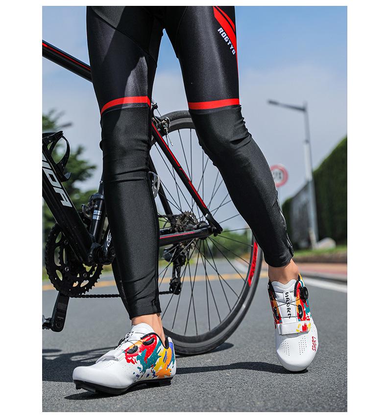 Cross-Border Unisex Clipless Cycling Shoes - Professional Mountain & Road Bike Footwear with Hard Sole