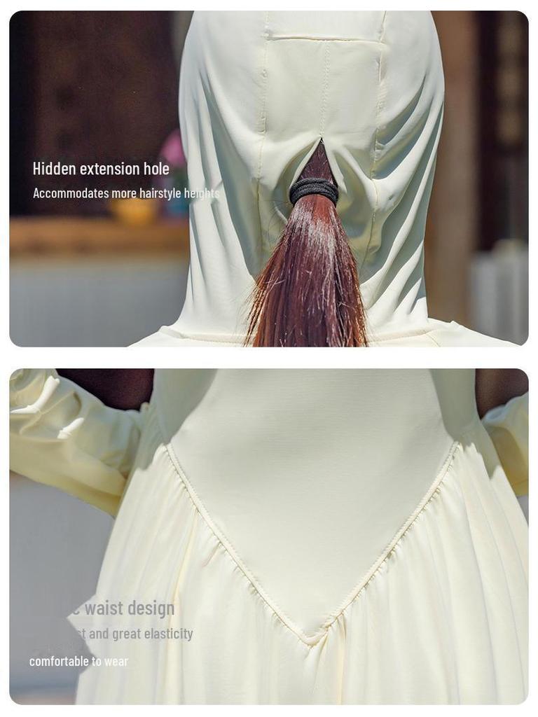 Women's Slim Fit Ice Silk Sun Protection Jacket - Long, Lightweight UV Shield for Summer 2024