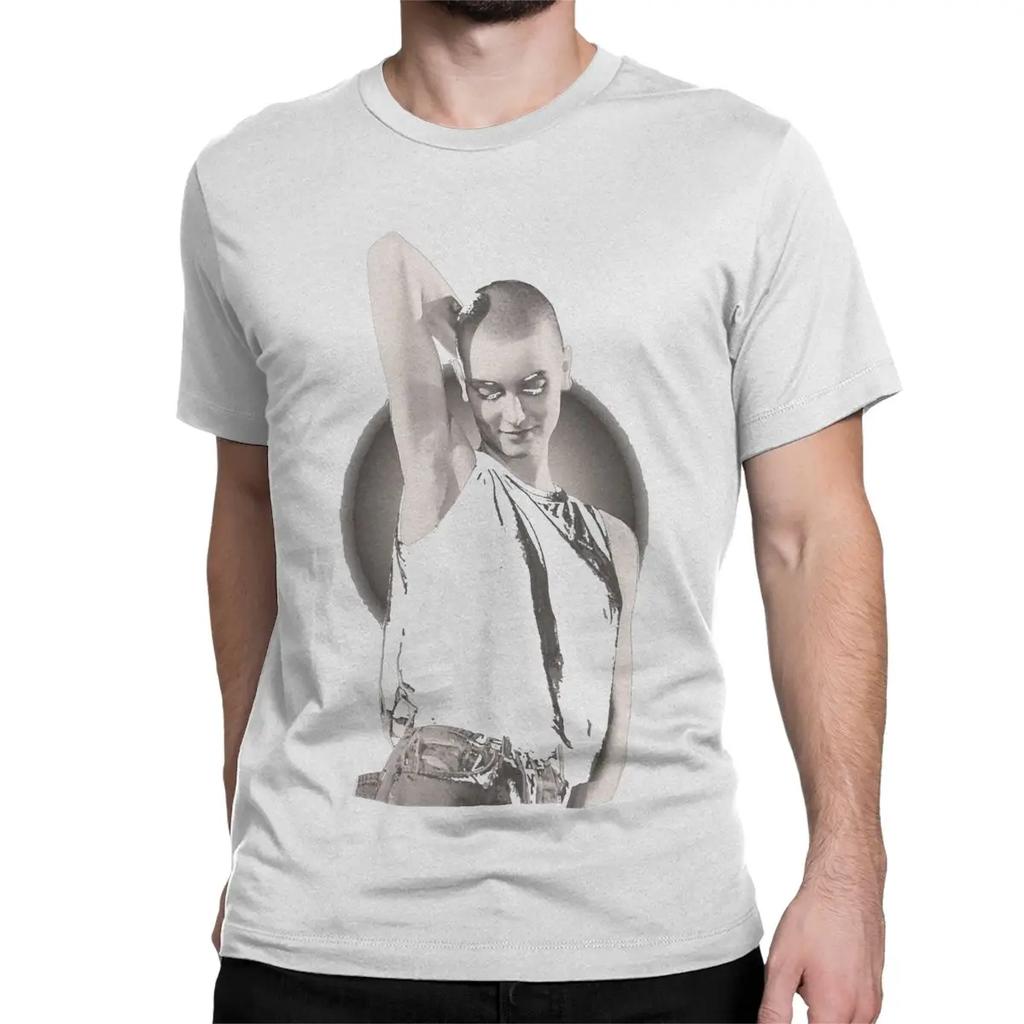 Men Women T-Shirts Singer 90s Music Vintage Cool Cotton Tees Short Sleeve Sinead Oconnor T Shirts Round Neck Clothes Original