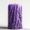 3D Carved Pattern Aromatherapy Mold Flexible Epoxy Resin Mold Candle Making Tools  Soap Making