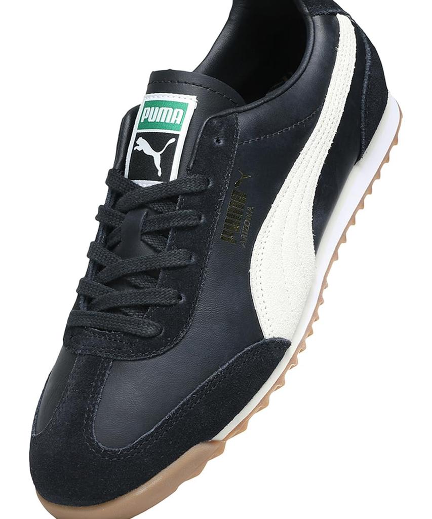 Puma Arizona Retro Sneakers 2025 White Size Cm 402353, Fall/Winter Colorway, Black/Warm (01), 26.0