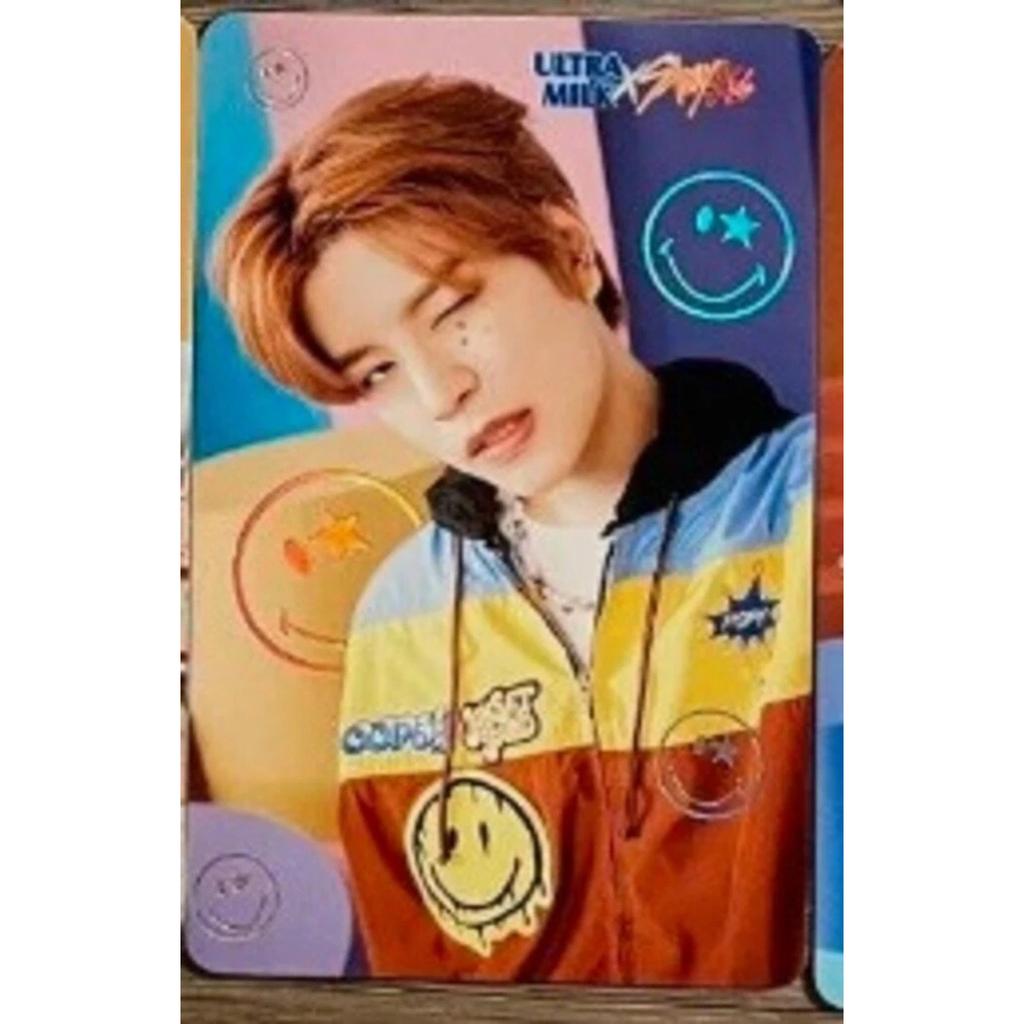 STRAY KIDS ULTRA MILK OFFICIAL Photo Card INDONESIA ROCK STAR STAR HOLOGRAM