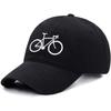 Soft Cotton Baseball Cap for Women Men Adjustable Fashion Bicycle Embroidered Dad Hat Unisex Classic Golf Caps