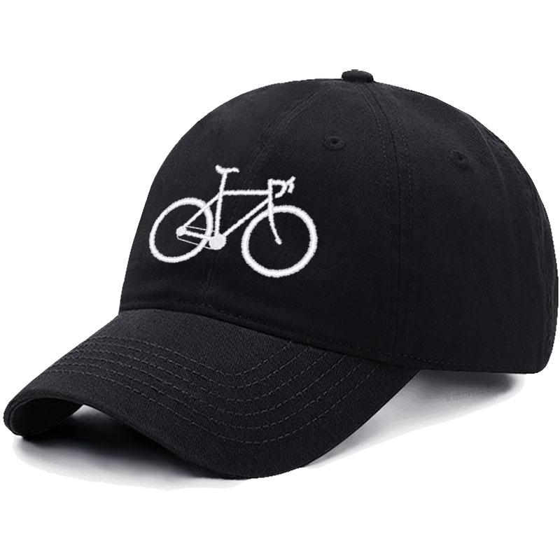 Soft Cotton Baseball Cap for Women Men Adjustable Fashion Bicycle Embroidered Dad Hat Unisex Classic Golf Caps