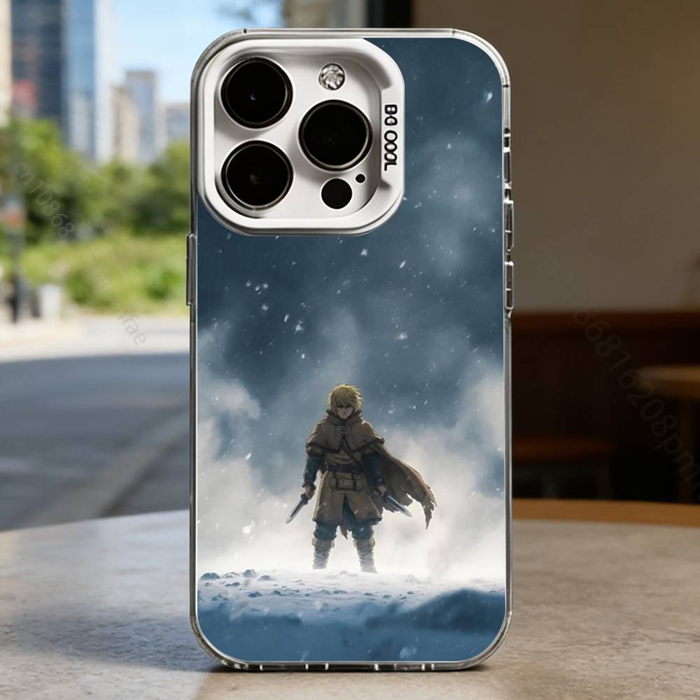 Comics V-Vinland Saga White Shockproof Phone Case For iPhone 17,16,15,14,13,12,11,Pro,XS,Max,Plus,Mini,SE