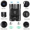 800×25 Powerful Binoculars Long Range BAK4 Telescope HD Portable Folding Low Light Monocular 4K For Outdoor Hunting Camping