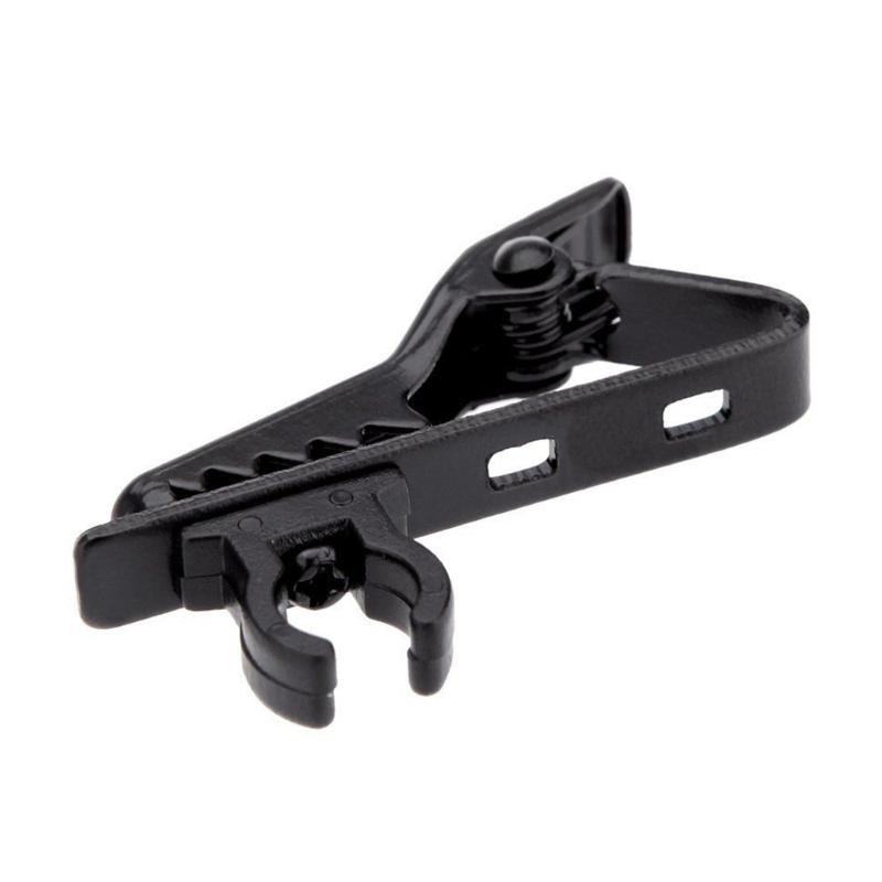 3/5/10Pcs Lavalier Microphone Clip Mic Lapel Collar Clamp Mount Microphone Accessories Kit for Video Conferences