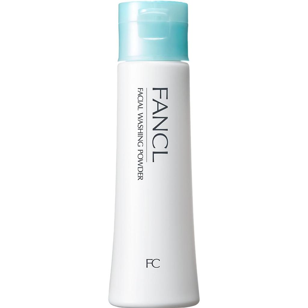 FANCL Facial Cleansing 50g x 1 Bottle 60 and Moisturizing Foam Facial Cleanser Powder, (Approx. Uses), Additive-Free (Removes Sebum, Blackheads,