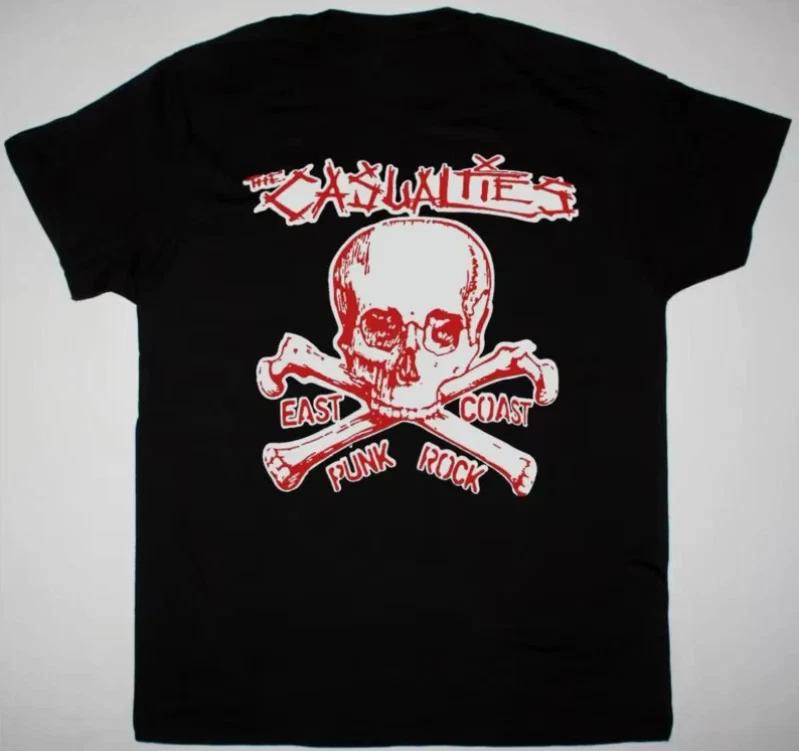 

Vtg THE CASUALTIES EAST COAST PUNK ROCK Cotton Black Shirt Unisex S-5XL 4XL