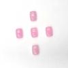 Dyed Pink Jade Cushion Cabochon Loose Gemstone Lot 36 Pcs 5*7 MM 43 CT For Jewelry Making