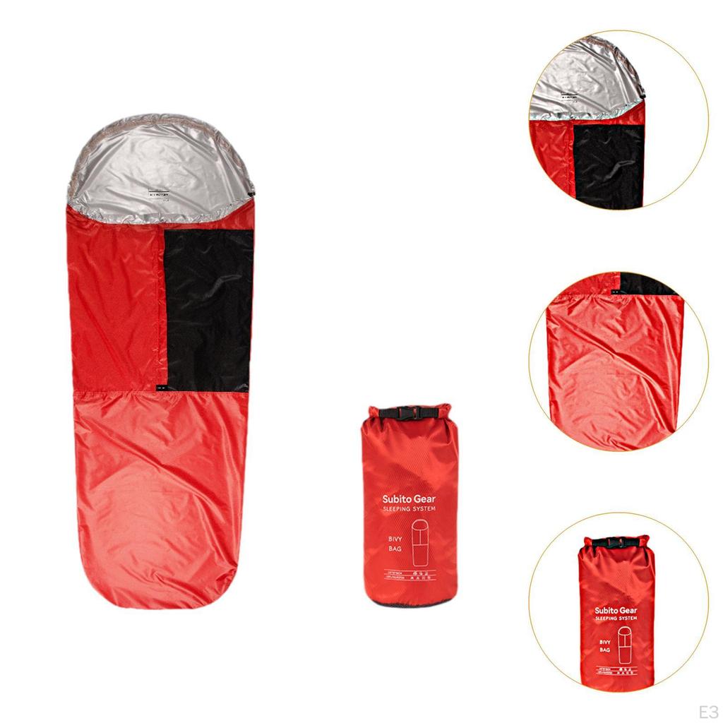 Bivy-påse för vuxna Campingutrustning Sovsäck Resa och Klättring