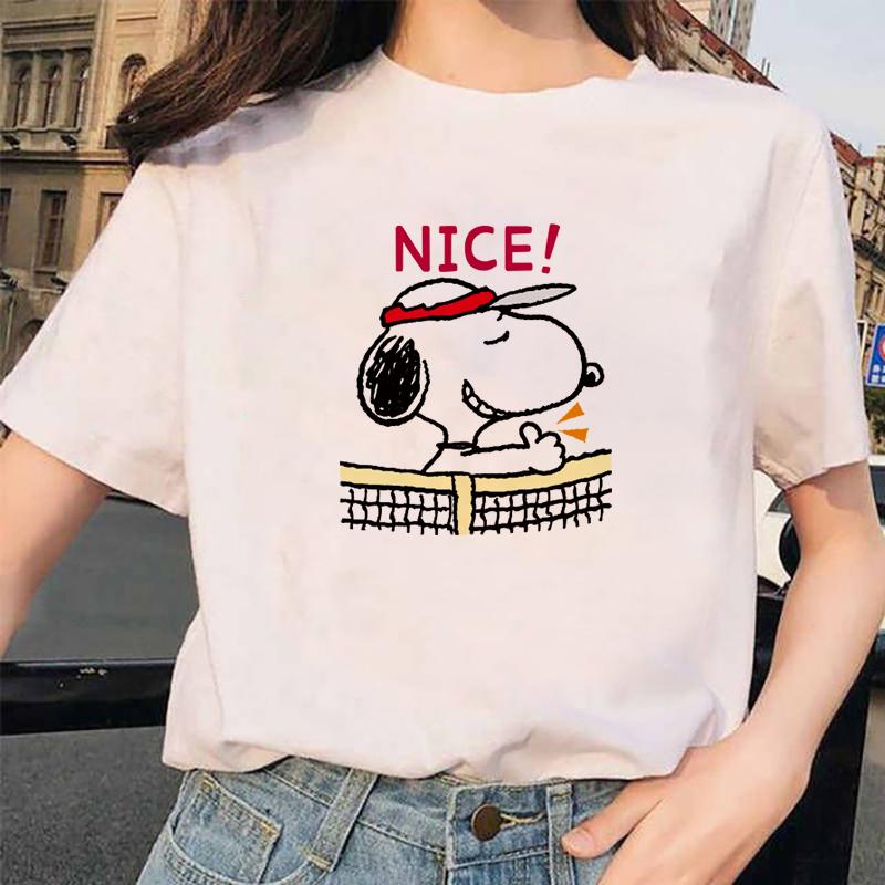 Couple T-Shirt Cute Nice Snoopy Print Tshirt Harajuku Ulzzang Tops Tee  Cartoon Cute Tee Shirts Female Graphic T-shirt Fashion Tops купить недорого  — выгодные цены, бесплатная доставка, реальные отзывы с фото —