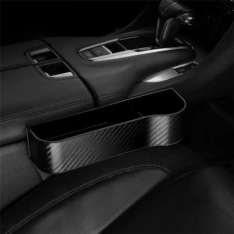 Practical-(2Pcs)Car Storage Box Interior Products Seat Center Console Storage Box Cup Holder Car Storage Box Sorting Box NONE чёрный