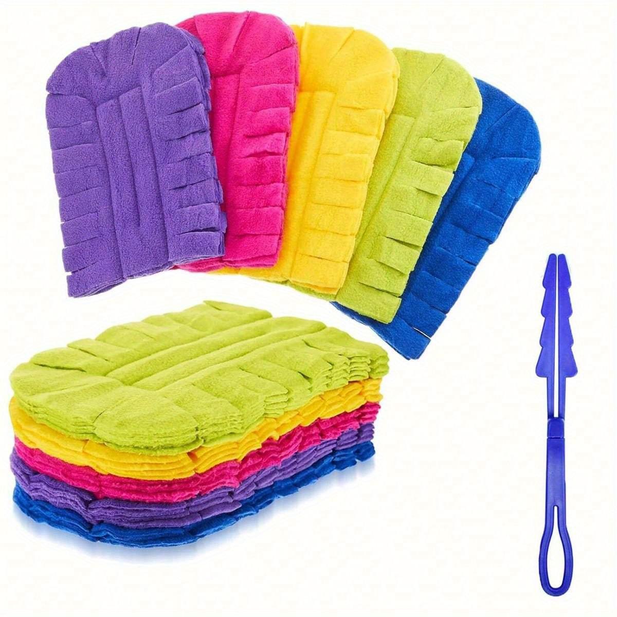 

1pcs Reusable Dusting Pad Replacement, Washable Cleaning Duster Brush Suitable For Ceiling Fan, Hardwood Window, Kitchen Floor 1 Piece Green разноцветный
