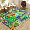 Kids Alphabet Number Learning Carpet Animal Shape Educational Rug Non - Slip Soft Play Mat for Children's Room Classroom Decor