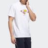 Adidas Neo Lazy Egg Round Neck Fitted Sports T-Shirt Men Tops White GL7213