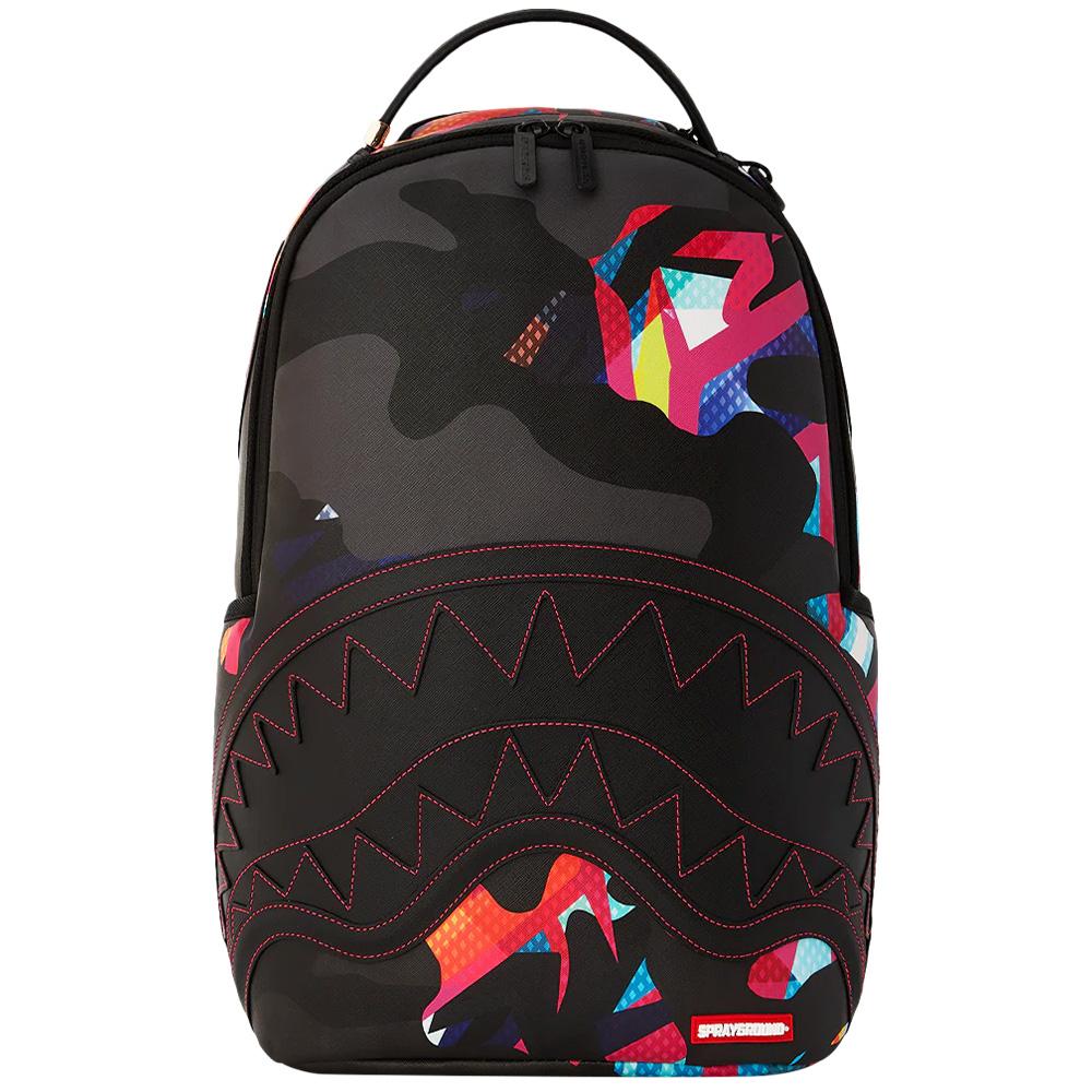 New SPRAYGROUND PVC Backpack Unisex Black W1045726