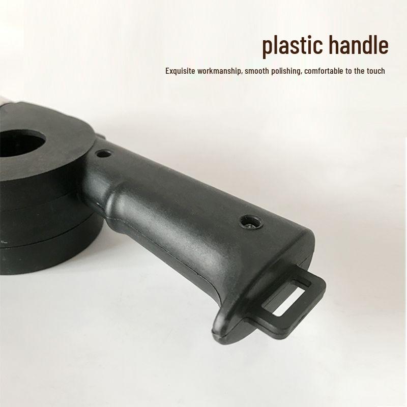 Portable Hand-Crank Charcoal Fire Starter and Blower for Camping and Barbecues