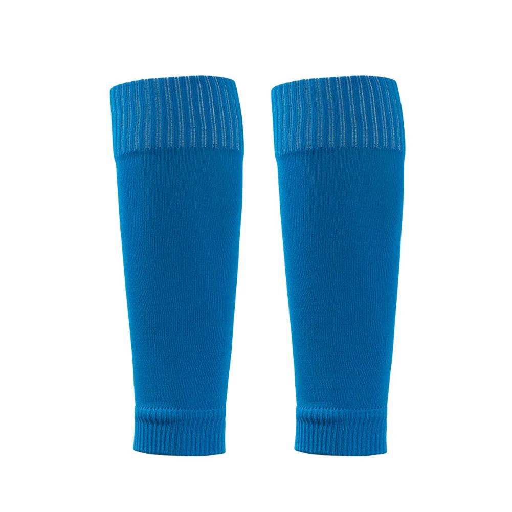 

Basketball Football Sports Socks Adult Kid s Leg Warmers Breathable Shin Guard Calf Socks Children s Leg Brace Sock for Outdoor Adult синий