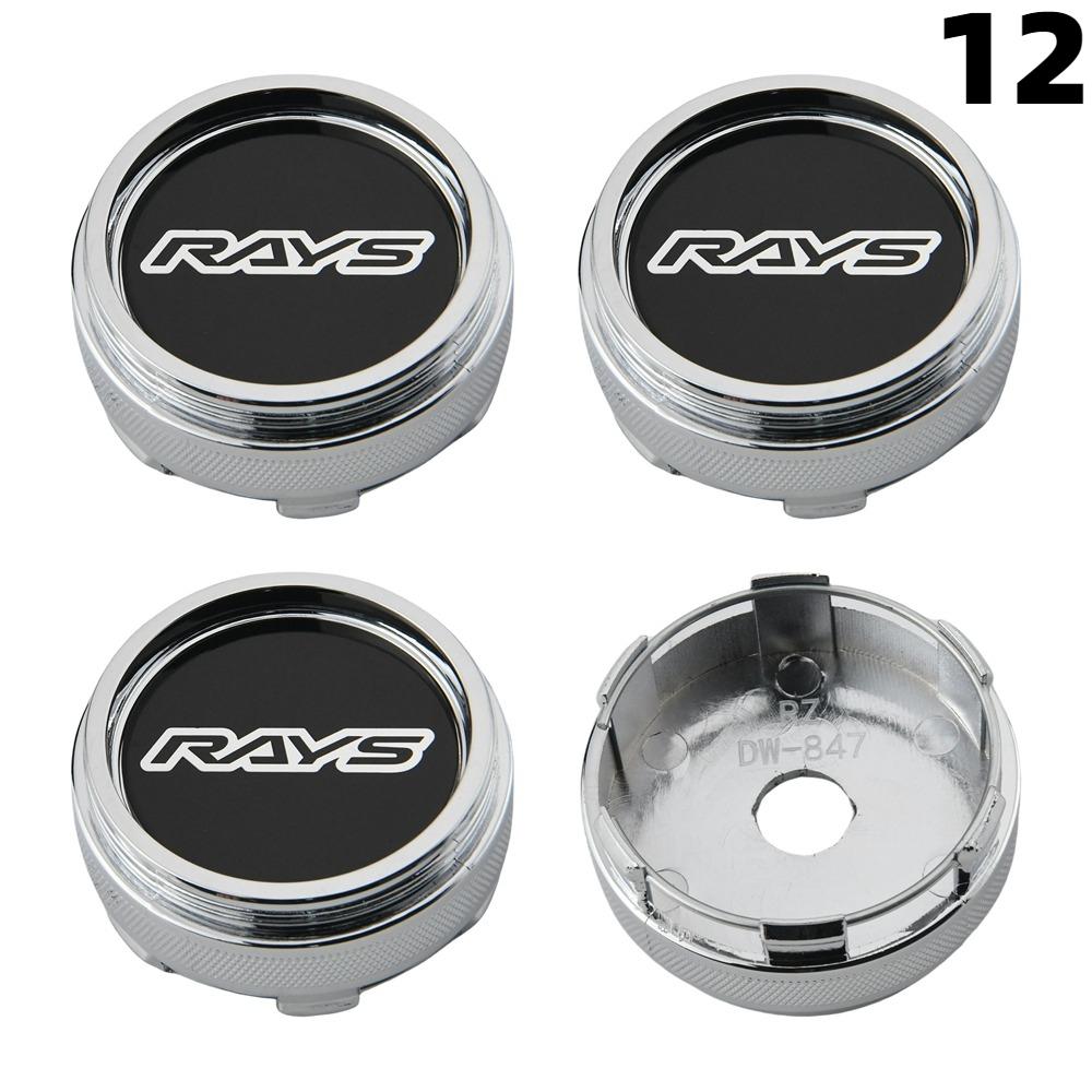 1 Zestaw/4 Szt. Średnica Zewnętrzna 66 MM / Średnica Wewnętrzna 62 MM Kołpaki Felg RAYS VOLK VR GRAM Logo Kołpak Środkowy Koła Pokrywa Koła Kołpaki Piasty Akcesoria do Opon Samochodów Sportowych