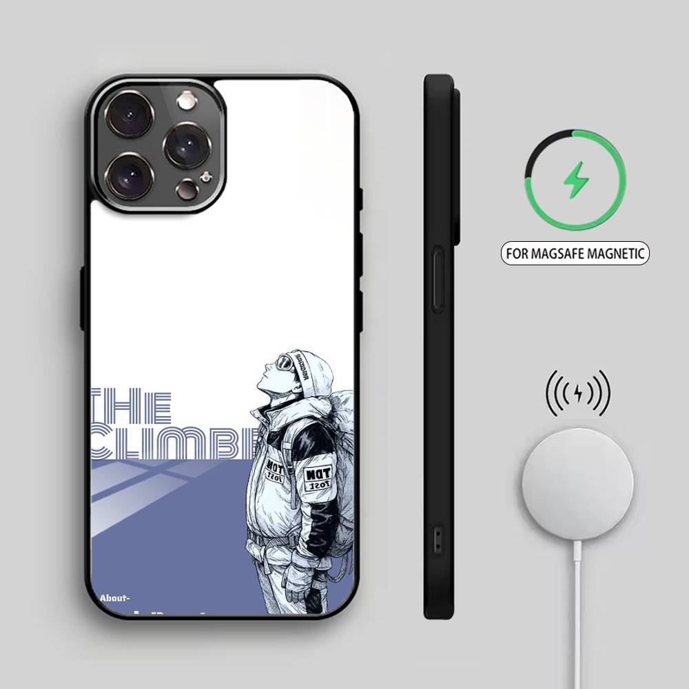 The C-Climber K-K2   Phone Case For iPhone17,16,15,14,13,12,11 Plus,Pro Max Magnetic For Magsafe Wireless Charging