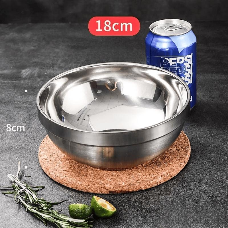 ZISIZ 304 Stainless Steel Double-Wall Insulated Bowl