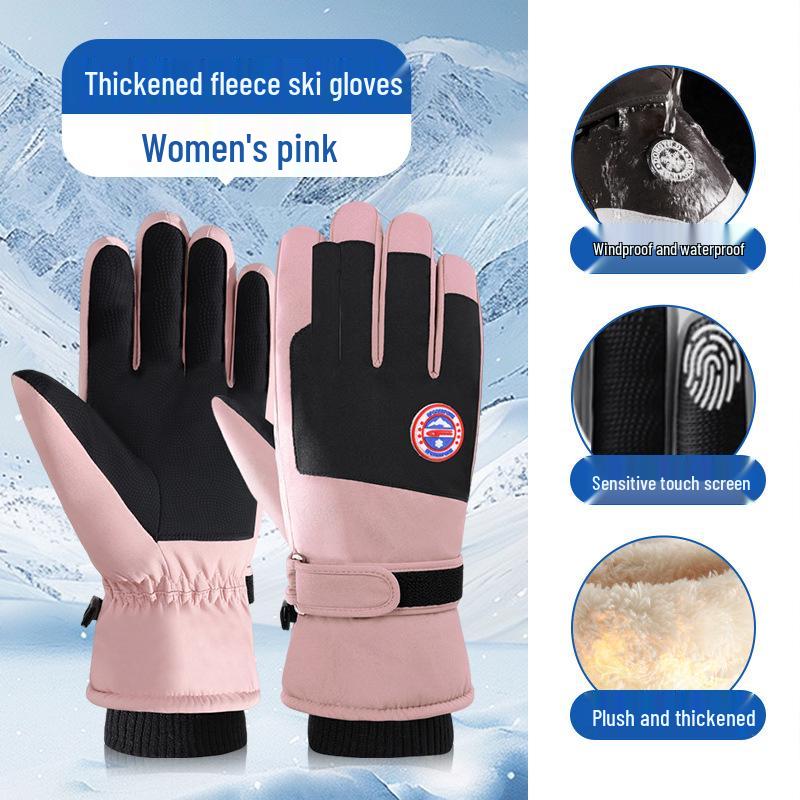 

Windproof Waterproof Winter Touchscreen Warm Gloves for Outdoor and Electric Vehicles One Size