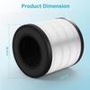 2 Pack PU-P05/AC201B Air Purif-ier Filter for FULMINARE PU-P05 Air Puri-Fier and Purivortex AC201B Air Pur-ifier, H13 HEPA Air Filter for Home, Not