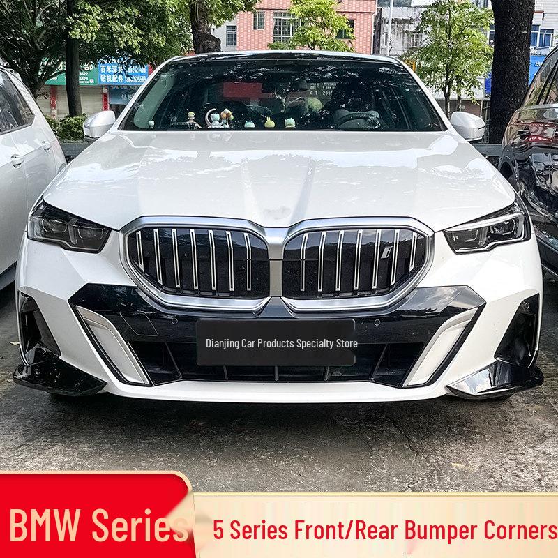 BMW New 5 Series i5 Front & Rear Bumper Protector Kit - Black Warrior Edition