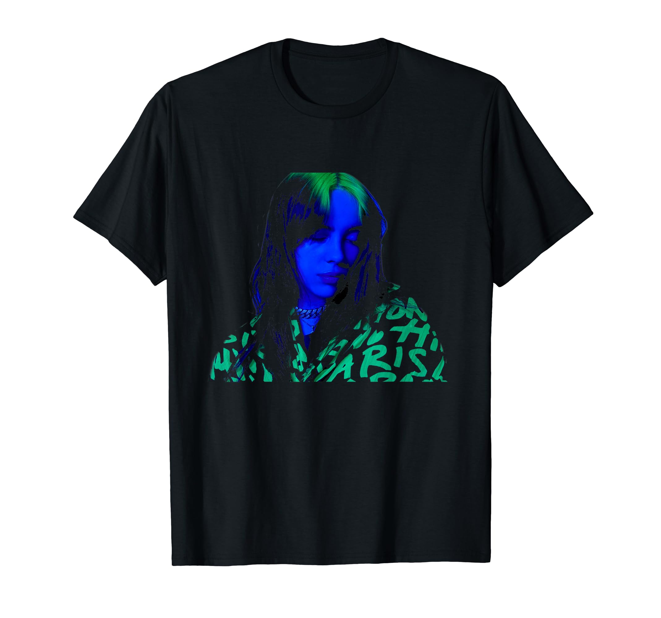 Official Billie Eilish downward-facing photo T-shirt