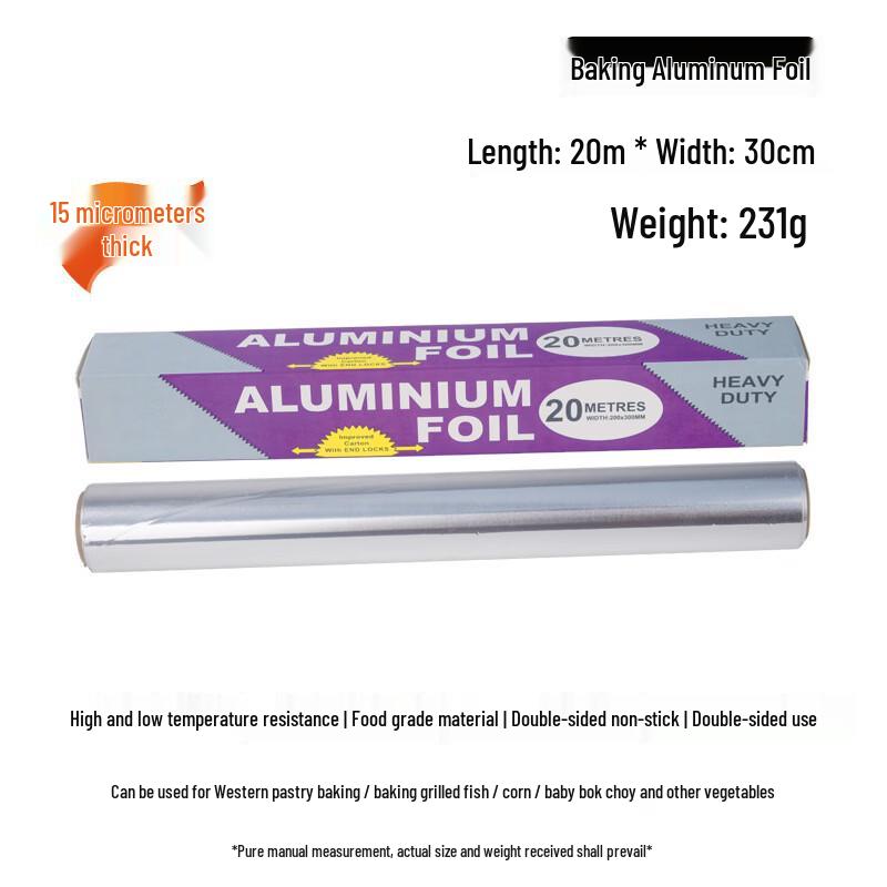 MDNG Kitchen Baking Paper and Aluminum Foil Combo Pack