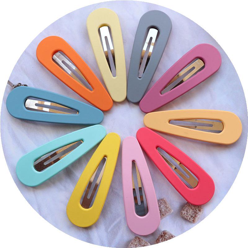 7cm Matte BB Clip - Cute Korean & Japanese Style Morandi Color Hairpin Accessory