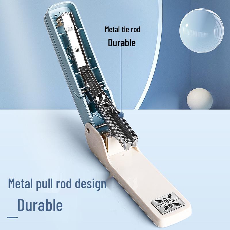 Stylish 360° Rotating 12-Gauge Labor-Saving Stapler for Office & Student Use