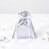 10 Piezas Bolsas de Regalo con Cordón Navideñas Bolsas de Regalo de Papel de Aluminio para las Fiestas Bolsas Reutilizables para Envolver Regalos de Navidad para Regalos Presentes Detalles para Fiestas de Navidad
