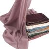 Long Hijab Scarf Solid Color Islamic Turban Elegant Tudung  Women