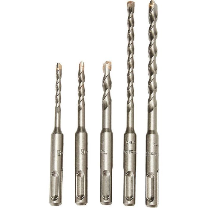 Makita d-00795, perceuse, embout de perçage à spirales, béton, maçonnerie, sds plus, acier inoxydable, 5 pièce(s)