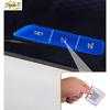 Blue Aluminum Memory Seat Button Switch Cover Trim 3* For Kia Carnival -