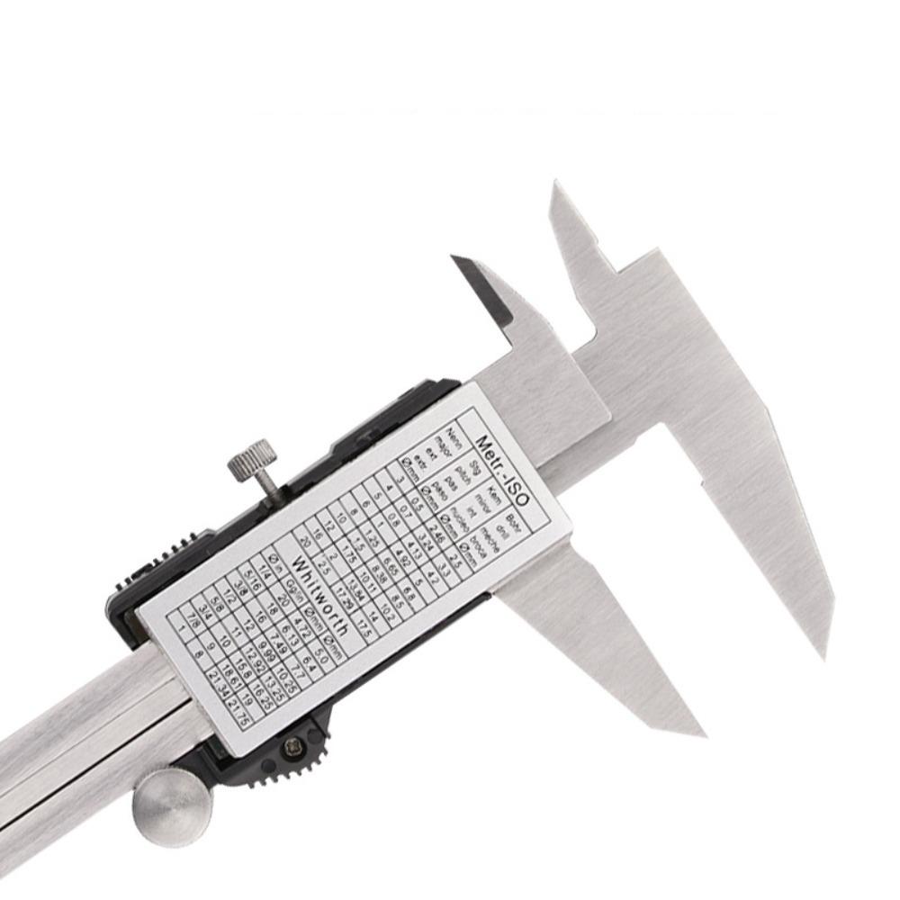 Messwerkzeug, digitaler Messschieber aus Edelstahl mit hoher Präzision, 0–150 mm, elektronischer Messschieber