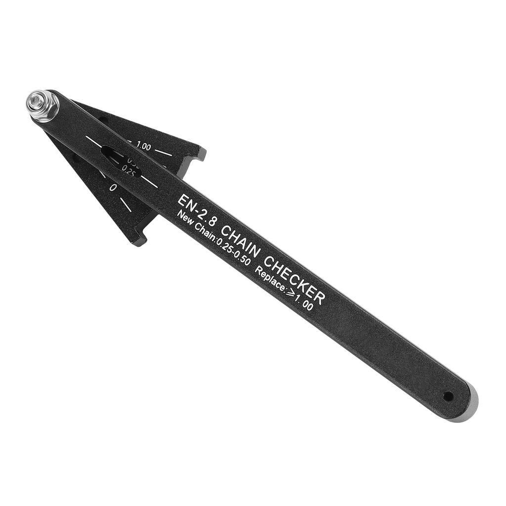 Chain Wear Indicator Tool Aluminum Alloy Lightweight CNC Anodized Design for Bike Chain Checker Tool